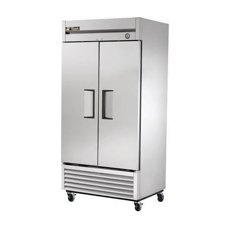 True T-35F T-Series Solid Door Reach-In Freezer, 2 Section