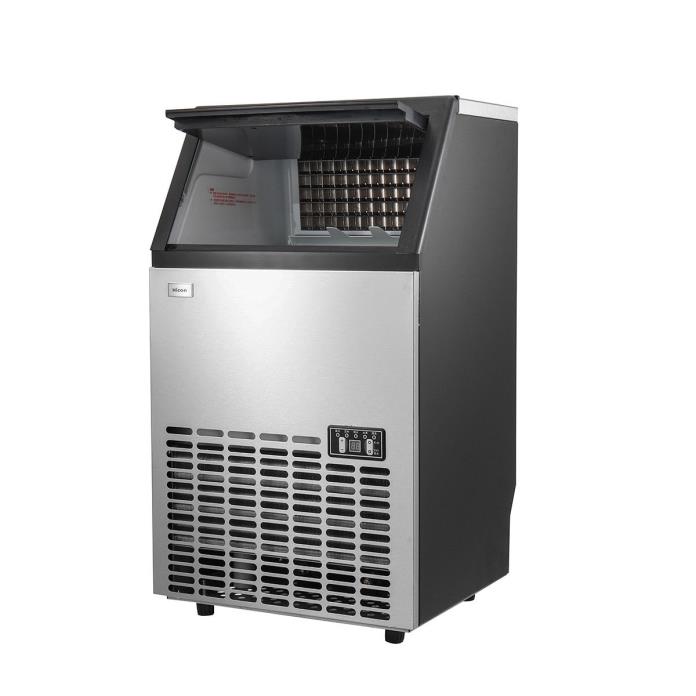 55kg/24hr Stainless Steel Commercial Ice Maker Ice Machine Icemaker Ice Making