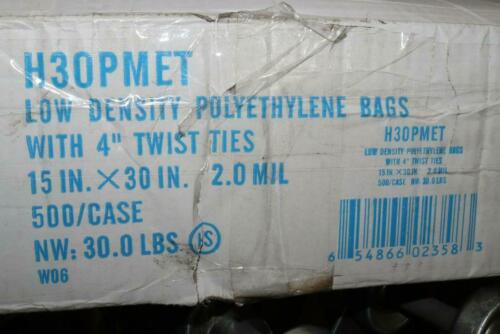 Case of 500 Elkay Plastics H30PMET Polyethylene Bags 4