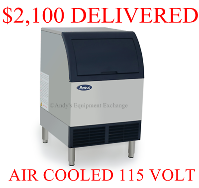 283 pound Ice Cube Machine Maker Cuber Air Cooled w/ 88 lb Storage Bin NSF