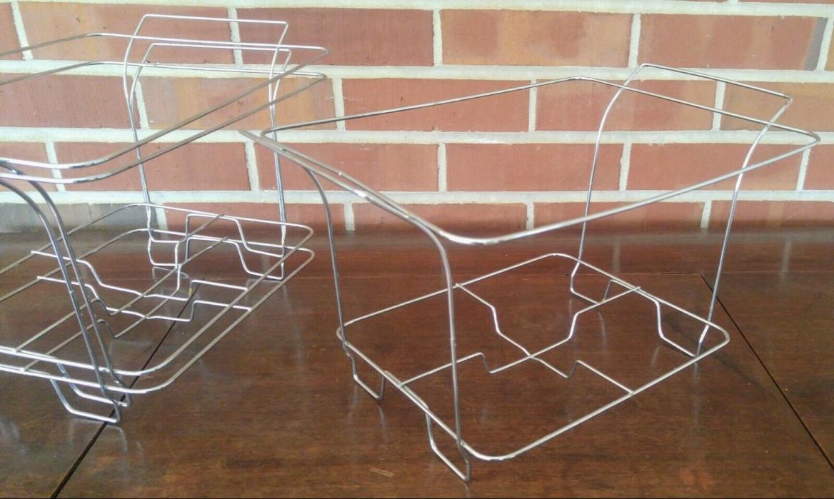 Pack of 3 Buffet Chafer Chafing Food Warmer Wire Frame Stand Rack Half Size