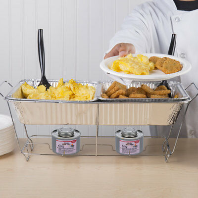 Full Size Disposable Chafing Dish Stand Kit with Ethanol Fuel