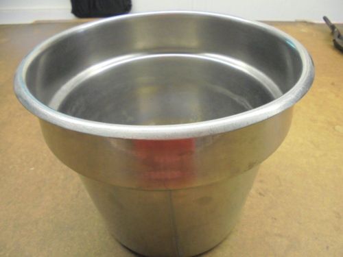 pre-owned stainless steel warming food buffet pot 8 1/4