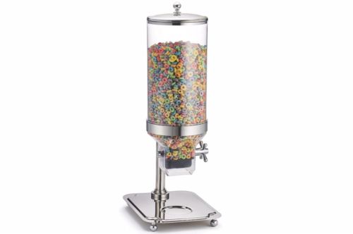TableCraft Products 69 50 oz Cereal Dispenser, Stainless Steel