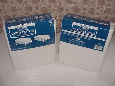 4 - Daily Chef Tablecloths White 54
