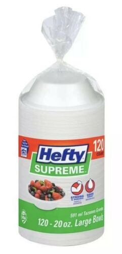 Hefty Supreme Foam Bowls (20 oz., 120 ct.) FREE SHIPPING