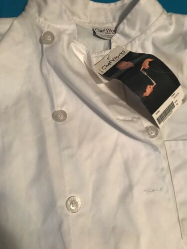 chef coat long sleeve White Size Med