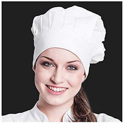 Chef Hats Hat Cap White Cooking Kitchen Elastic Cosplay 