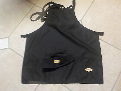p/o Dennys Mens Black Chefs Catering Kitchen Cooks Cooking Skull Cap Hat & Apron
