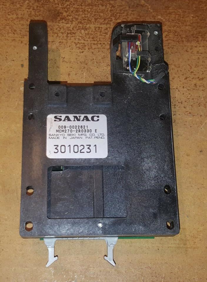 NCR 5890-5890E ATM Machine SelfServ SANAC DIP Card Reader P/N: 009-0022621