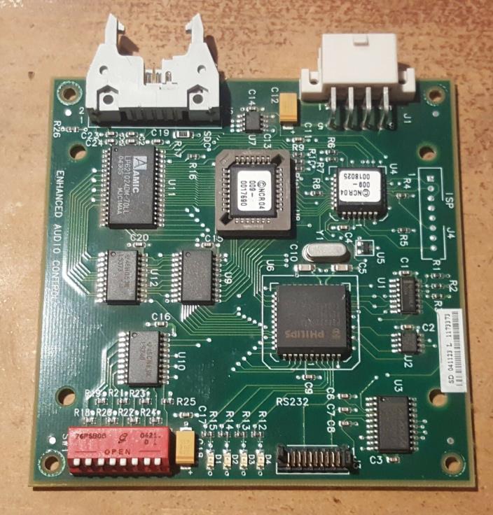 NCR 5890-5890E ATM SelfServ Enhanced Audio Control Board P/N: 445-0663363A