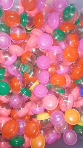 200 EMPTY Vending Machine Capsules 2 inch Assorted Colors Caps