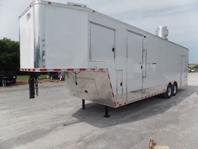 8.5x34 Gooseneck Concession Enclosed Food Event Trailer