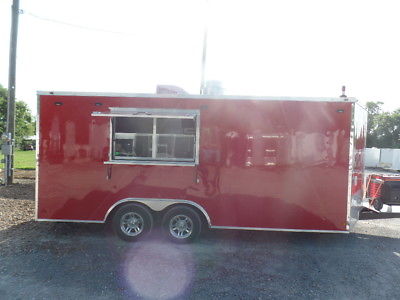 8.5x18 Enclosed Concession Pizza Event Trailer