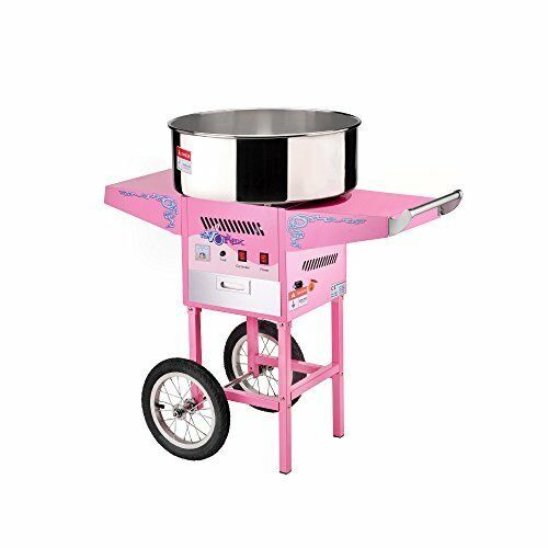 Electric Candy Floss Maker Popcorn Vortex Machine Cart Electric Machine Party