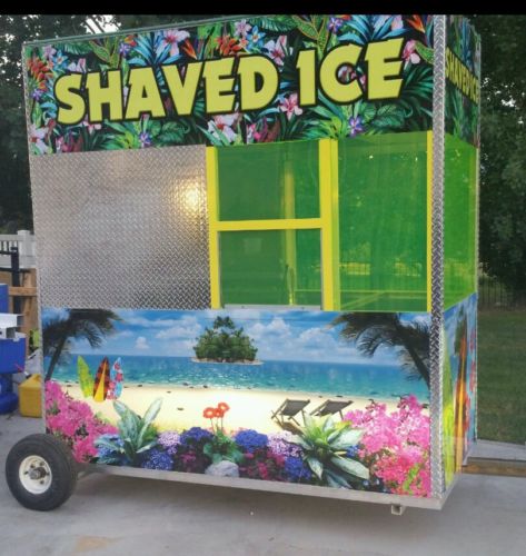 ALL NEW! 8'  Shaved ice building w/ Snowie 3000 Save $$$$ before price increase