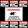 HOME SECURITY SYSTEM VIDEO CAMERAS RECORDING WARNING YARD SIGN+STICKER LOT