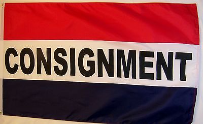 Consignment Flag 3' X 5' Indoor Outdoor Business Banner