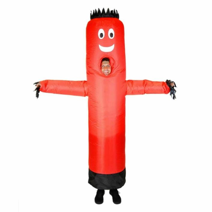 LookOurWay Air Dancers Inflatable Tube Man Costume, Red