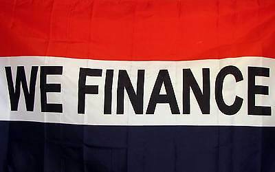 We Finance Flag 3' X 5' Deluxe Indoor Outdoor Business Banner