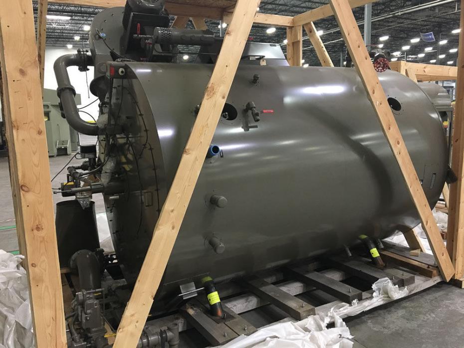NEW 130 Hp Fulton 4,500 lb/hr Steam Natural Gas Packaged Boiler System 5.2M BTU