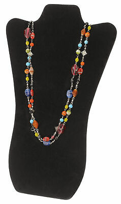 Tall Black Velvet Necklace Display Easel - Case of 25