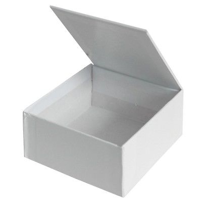White Jewelry Craft Box  - 4-1/2