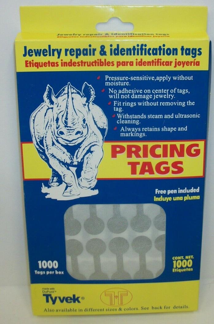 1000 Rhino DuPont Tyvek Round Silver 1/2