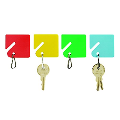 Slotted Rack Key Tags 20 Pack Assorted Colors 2013004W47 NEW