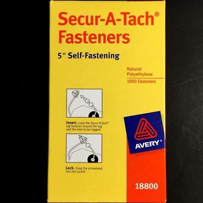 Avery Secur-A-Tach Tag Fasteners 1,000 Weatherproof 5