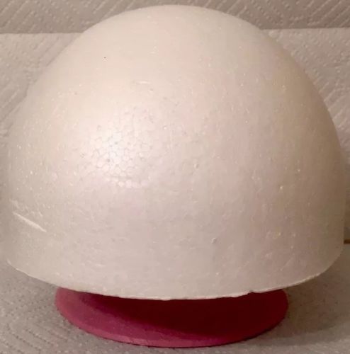 NORMAN KARTIGANER Fascinator Hat Display VINTAGE Hat Form Styrofoam - Pink Base
