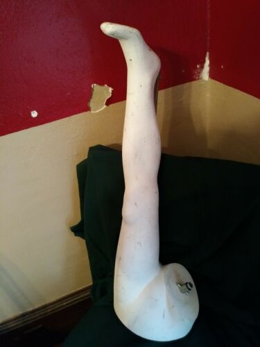 Vintage Heavy leg Mannequin Prop display boutique industrial steampunk youth hip