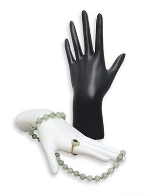 BLACK Polystyrene HAND Display - Stand up or Lay Down - 8in x 4in