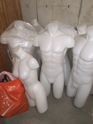 Mannequin Torso Male Female Hanging Form Display Stand