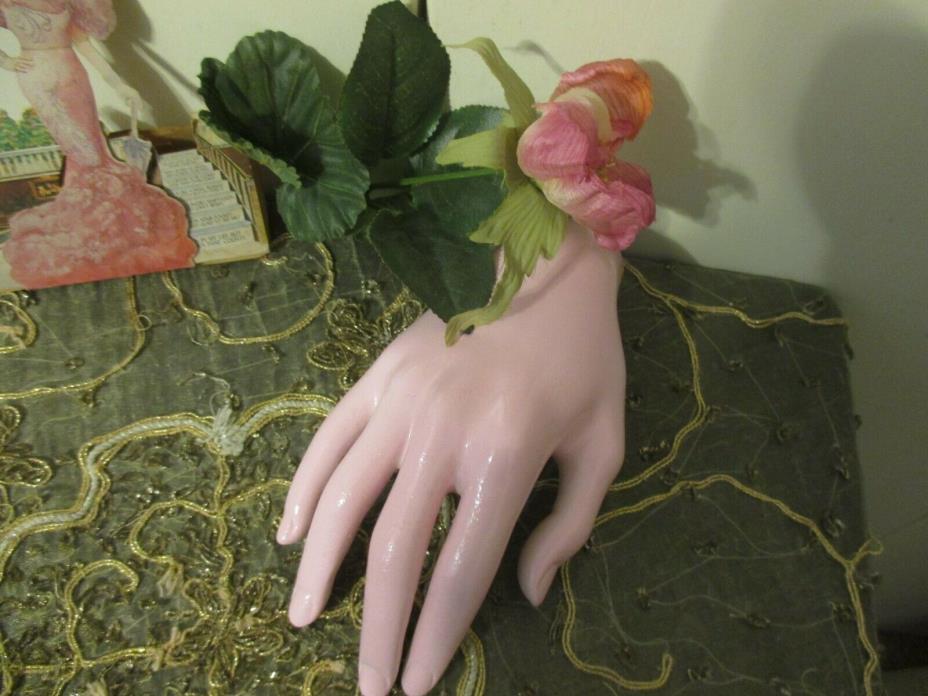 COTTAGE PINK Mannequin Hand Jewelry/DECOR  Display ROMANTIC COTTAGE