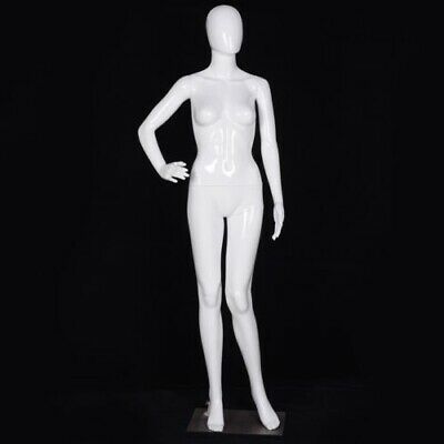 Costway Female Mannequin Full Body Dress Form Display Plastic Egg Head High