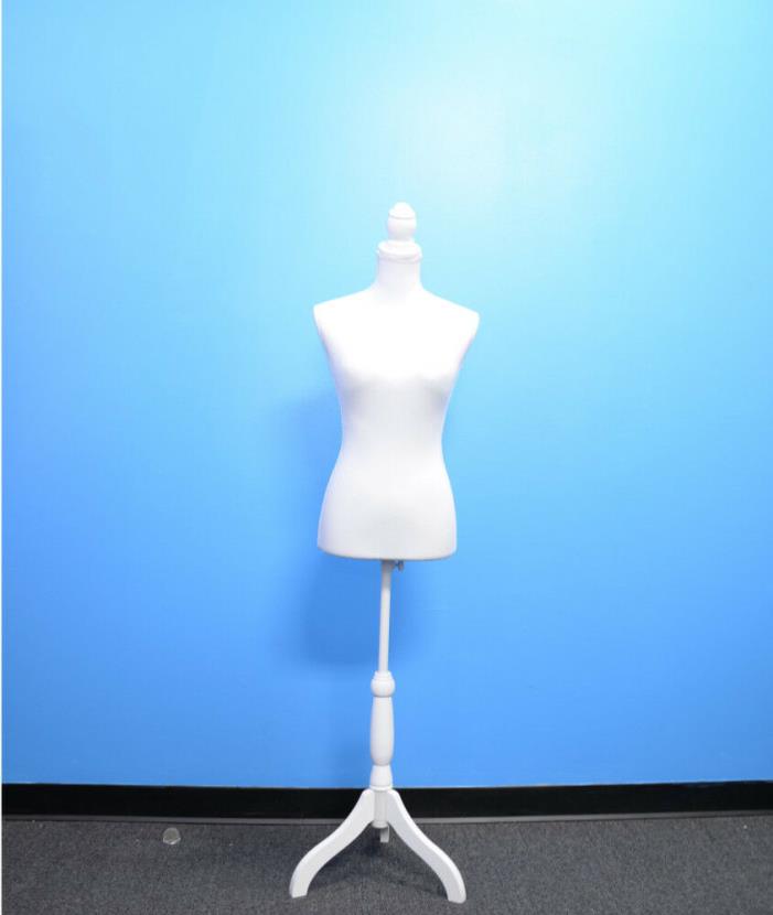 Female solid white mannequin