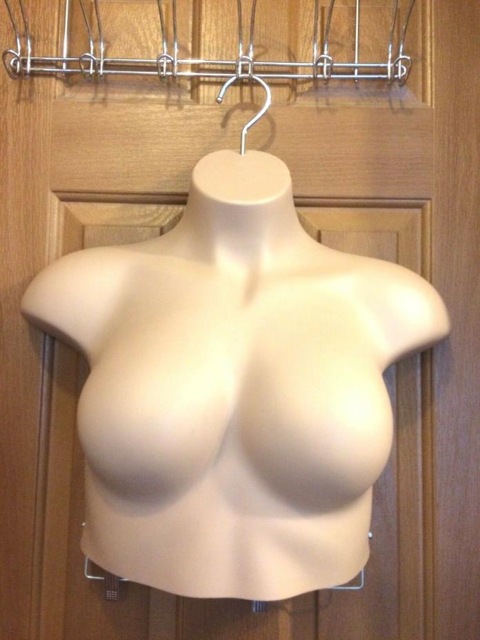 Female Torso Plus Size Hanging Plastic Half Mannequin With Pants/Skirt Hanger