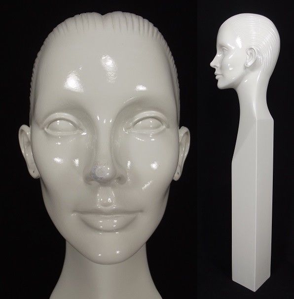 RARE vintage MANNEQUIN head woman abstract 1960's STORE WINDOW DISPLAY 33