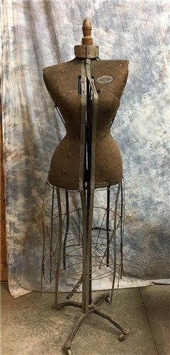Hall Brochert Dress Form Vintage Clothing Store Window Display Mannequin Tailor