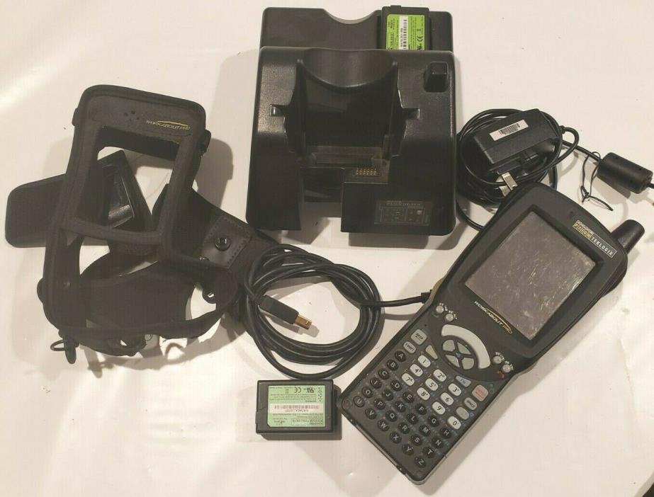 PSION Teklogix Workabout Pro Mobile Barcode Scanner-Cradle-Cables-2 Batteries-C1