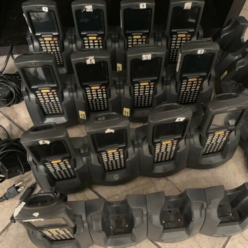 Motorola Symbol MC3090 - Lot Of 13 Barcode Scanners with Chargers, and Batteries