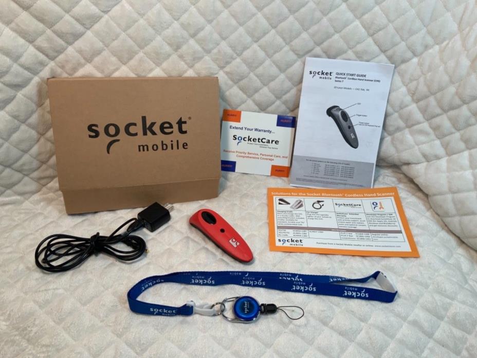 Socket Mobile CX3302-1512 CHS 7Mi Series 7 Bluetooth Cordless Hand Scanner - Red