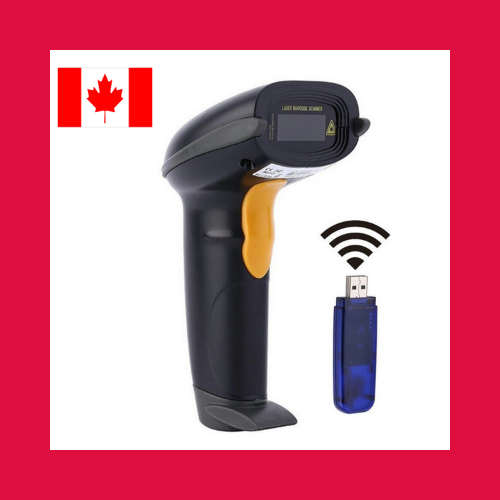 Laser USB Wireless Bluetooth Barcode Scanner for iPhone iOS Android Phone