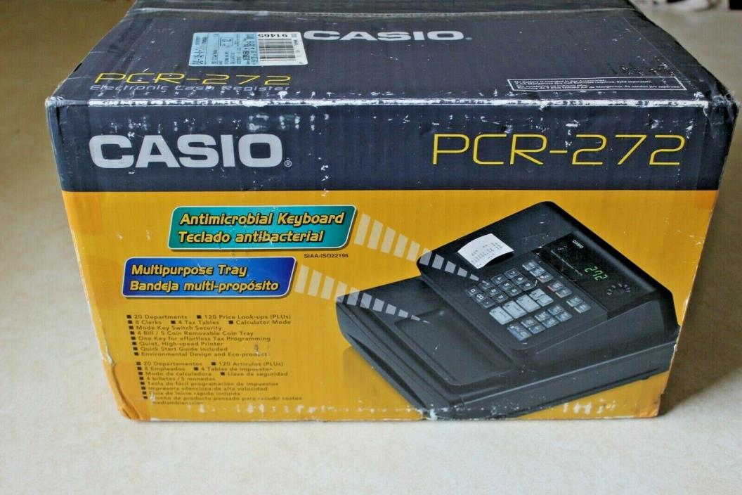 Brand New Casio PCR-272 Electronic Cash Register