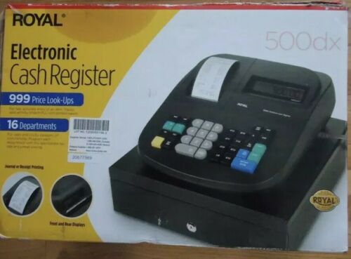 Royal 500dx Electronic Cash Register Never Used In Original Box (opened) L1