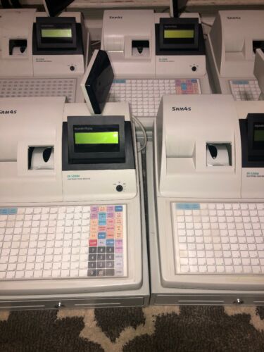 Lot Of 5 Sam4s ER-5200M Cash Registers Great For Refurbisher