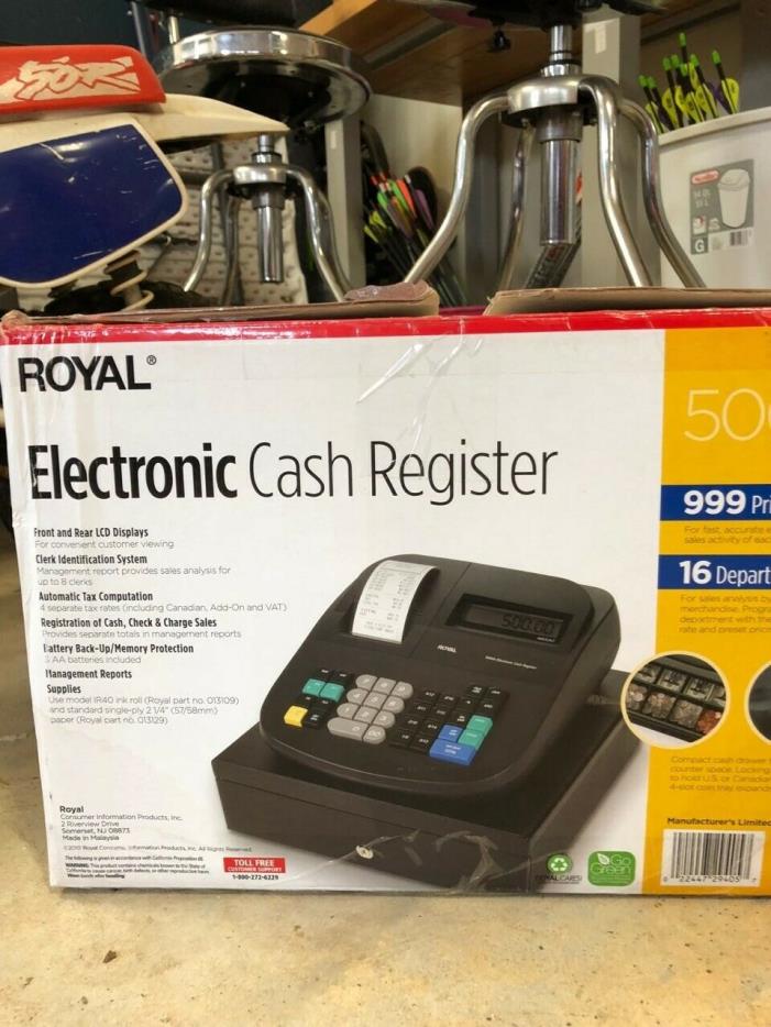 Royal 500 DX Consumer Cash Register with Printer