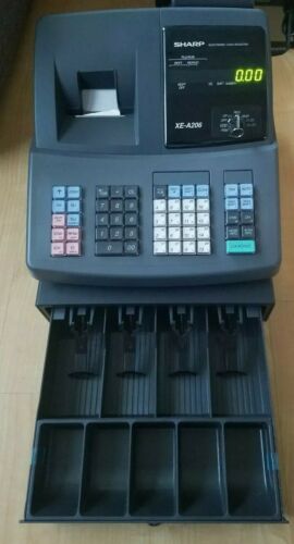 New Without Box SHARP XE-A206 ELECTRONIC CASH REGISTER TESTED WORKS GOOD
