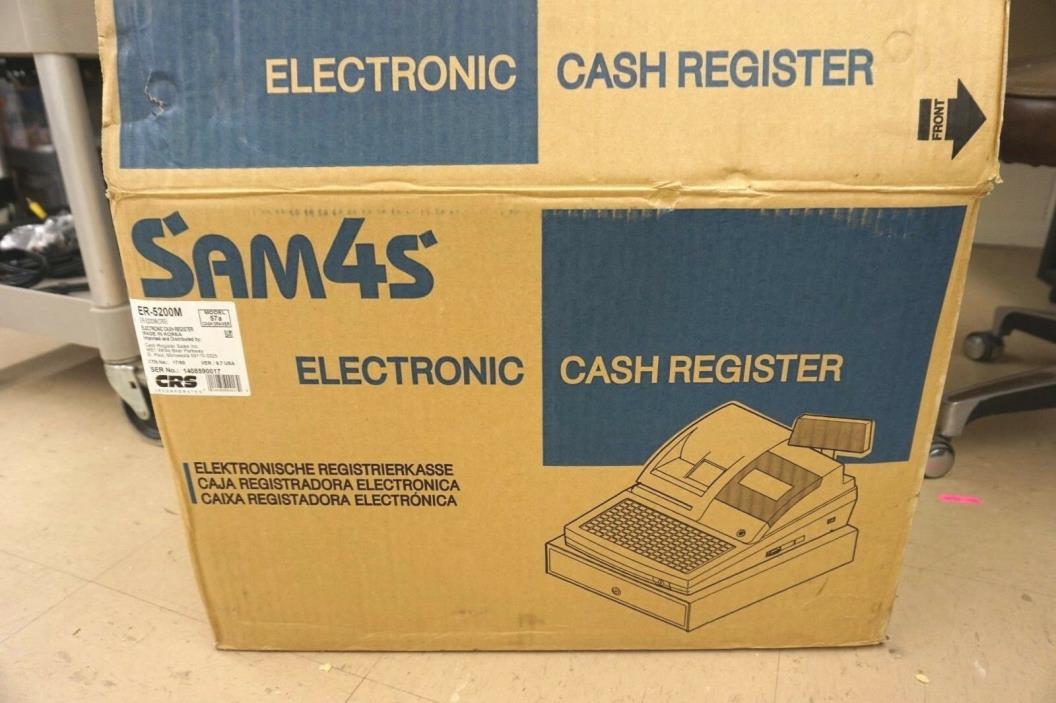 Sam4s ER5200M Cash Register Retail / Restaurant ER-5200M